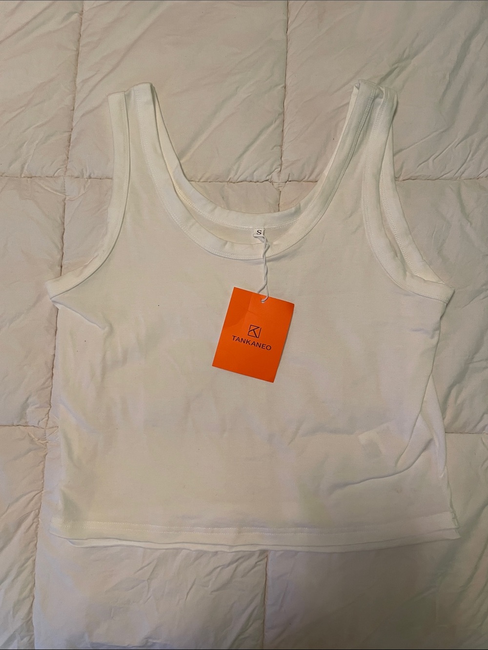 Women's White  Tank Top